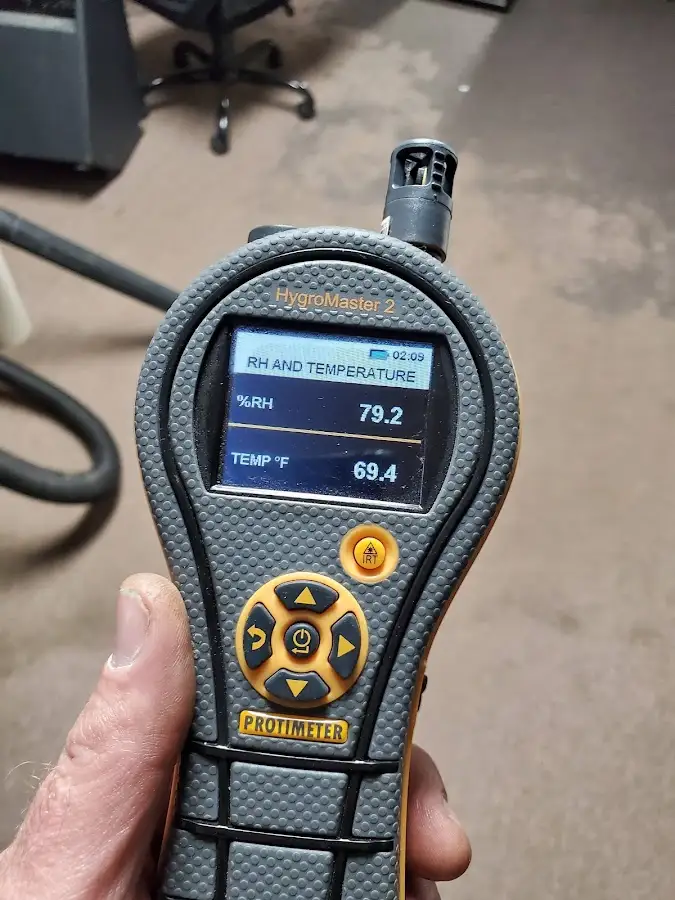 Moisture meter humidity assessment for Mold Remediation & Removal in South Beloit
